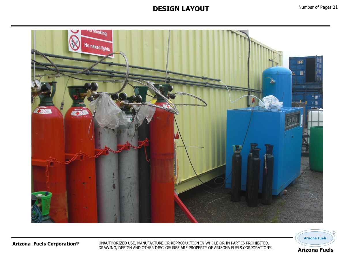 Design layout: site installation