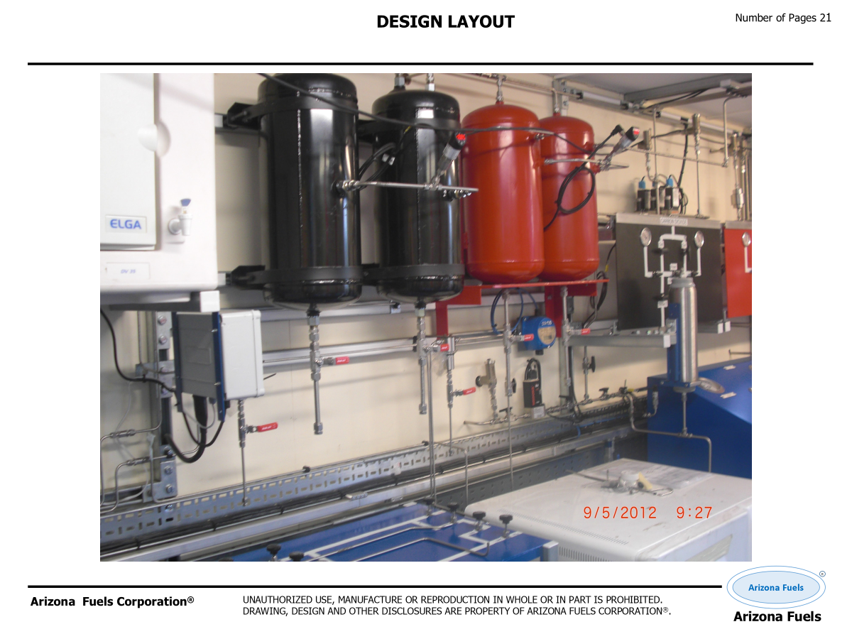 Design layout: analytical output