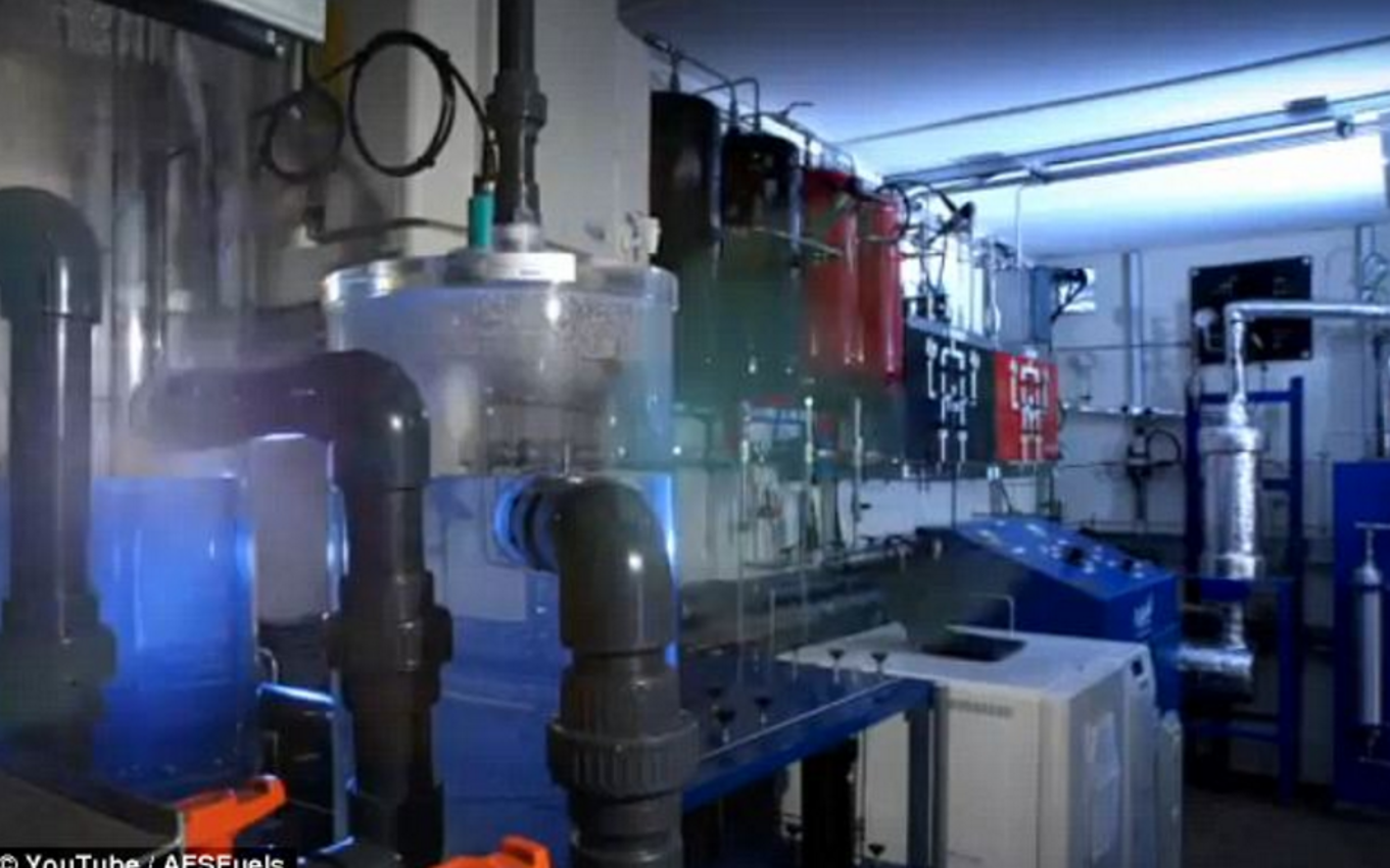 Demonstration plant in operation