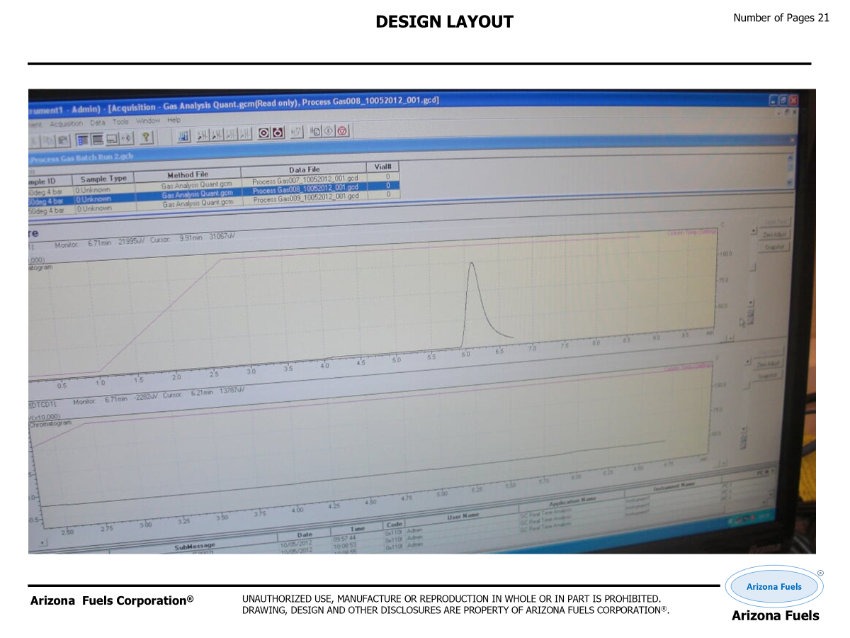 Design layout: fabricated process assembly