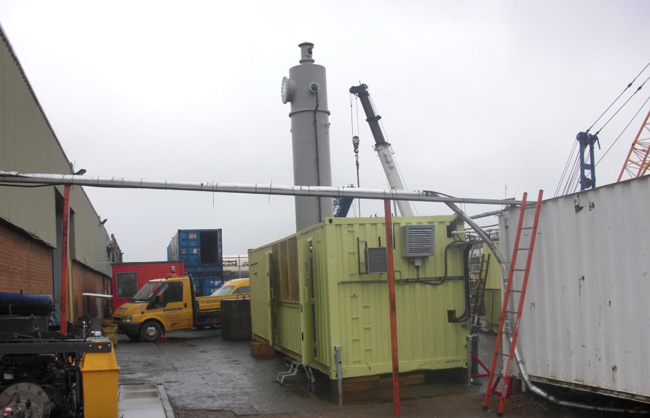 Pilot plant exterior site view